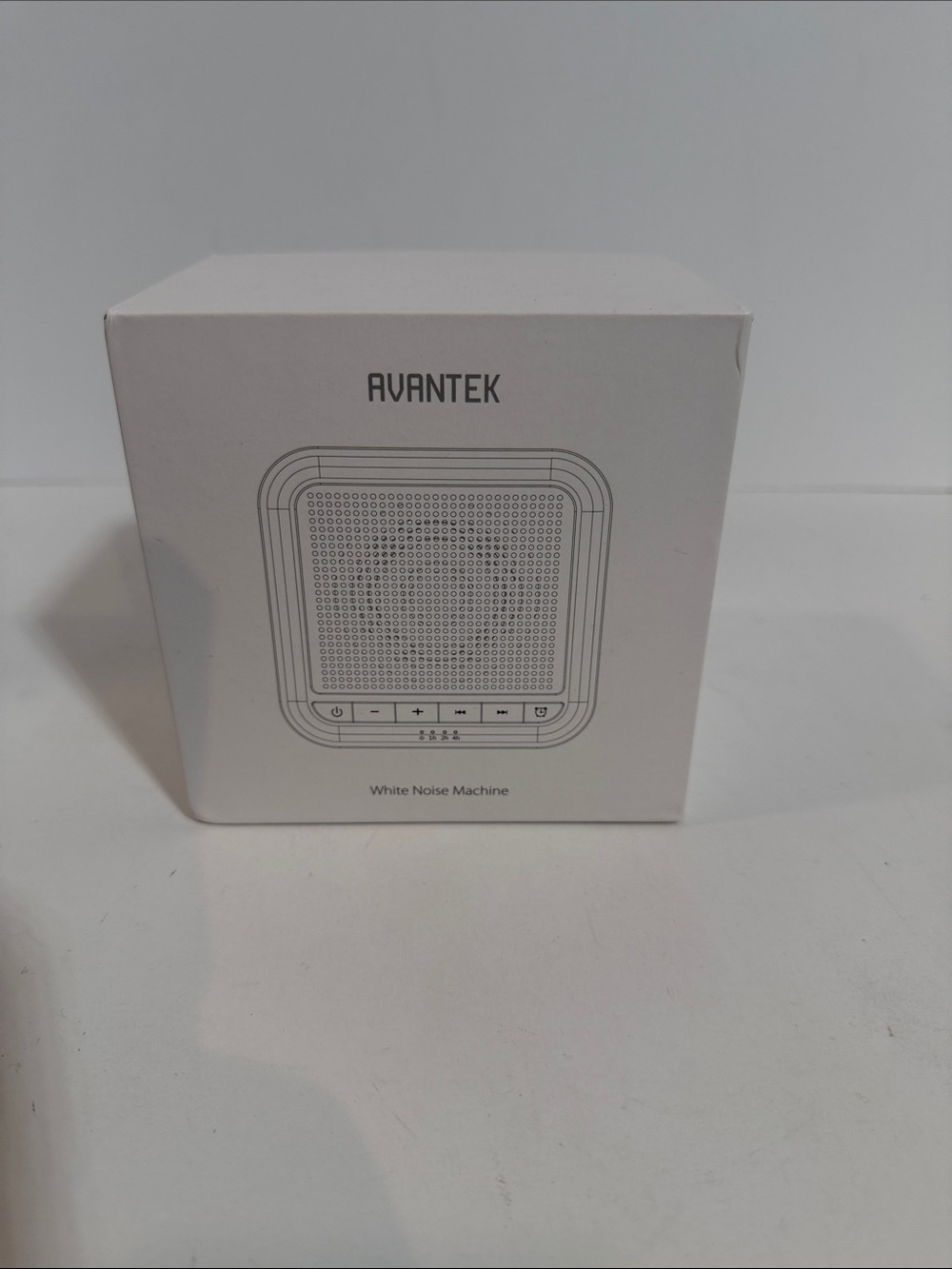 AVANTEK White Noise Sound Machine NIB Sleep Therapy 20 Soothing Sounds